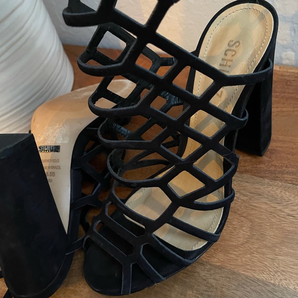 Schutz Jaden Heel in Black - Picture 8 of 9